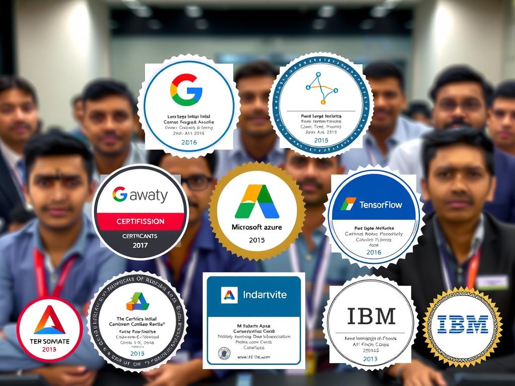 AI & ML Jobs in India certification badges