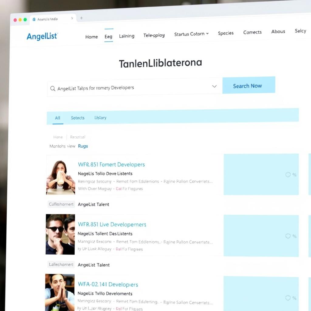 AngelList Talent platform for remote full-stack developer jobs in India