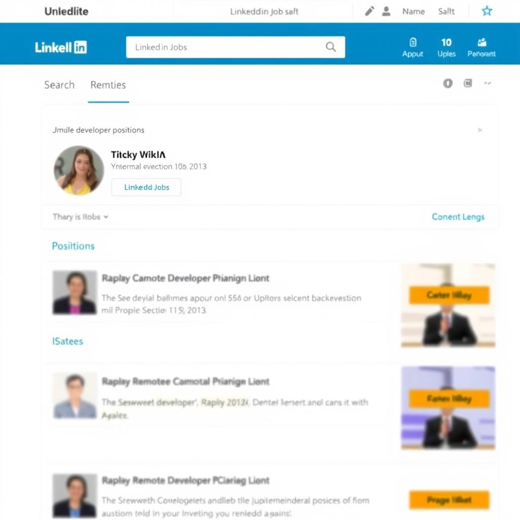 LinkedIn Jobs platform for remote full-stack developer jobs in India