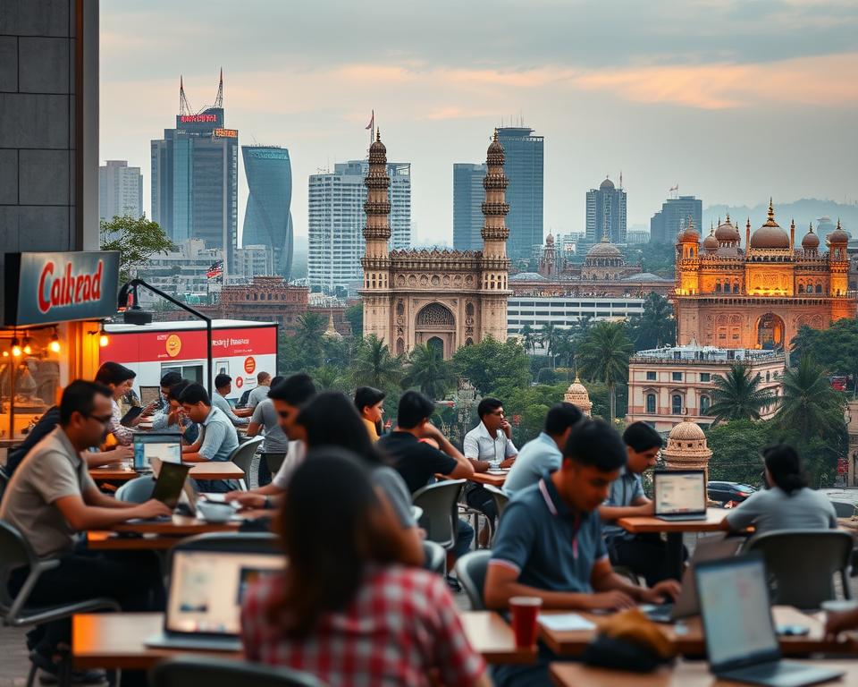 Hyderabad freelance economy growth