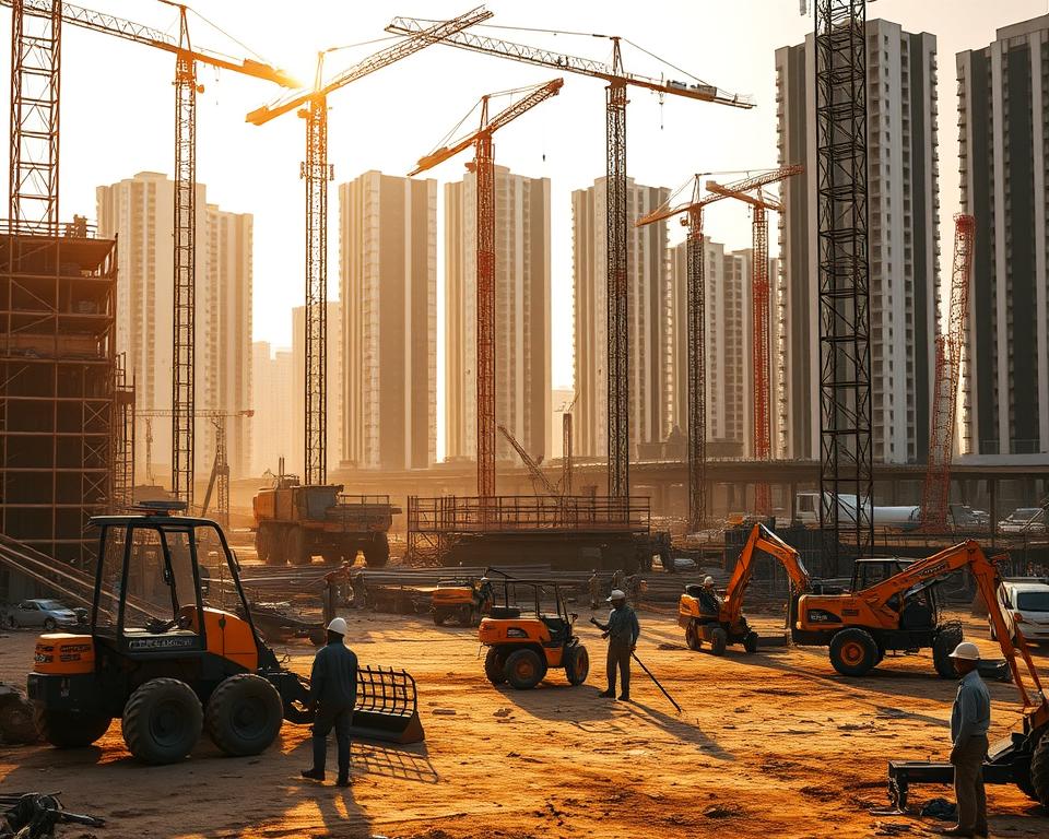 India construction growth