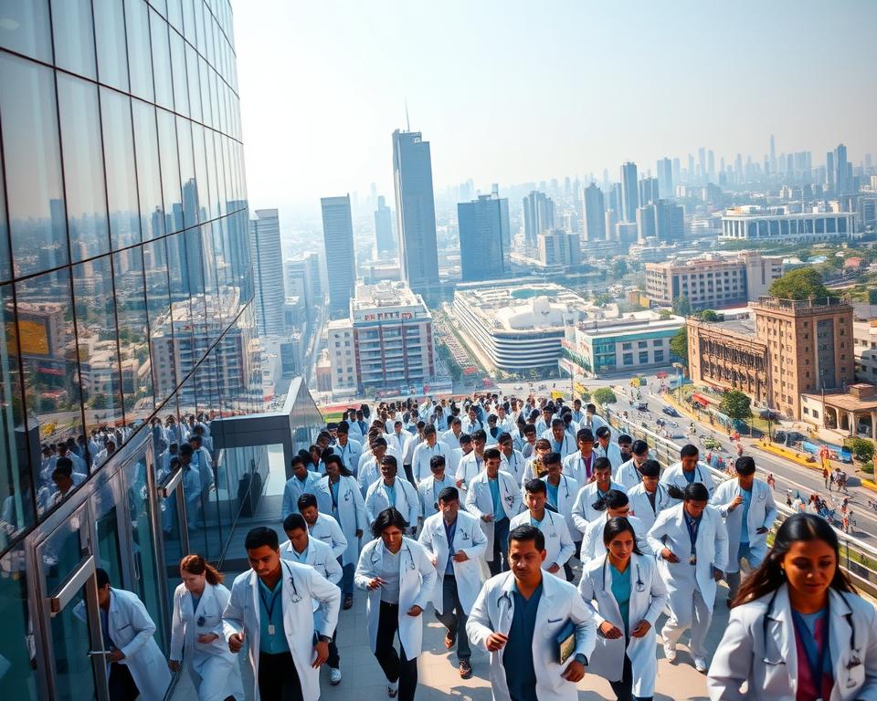 Indian healthcare job market