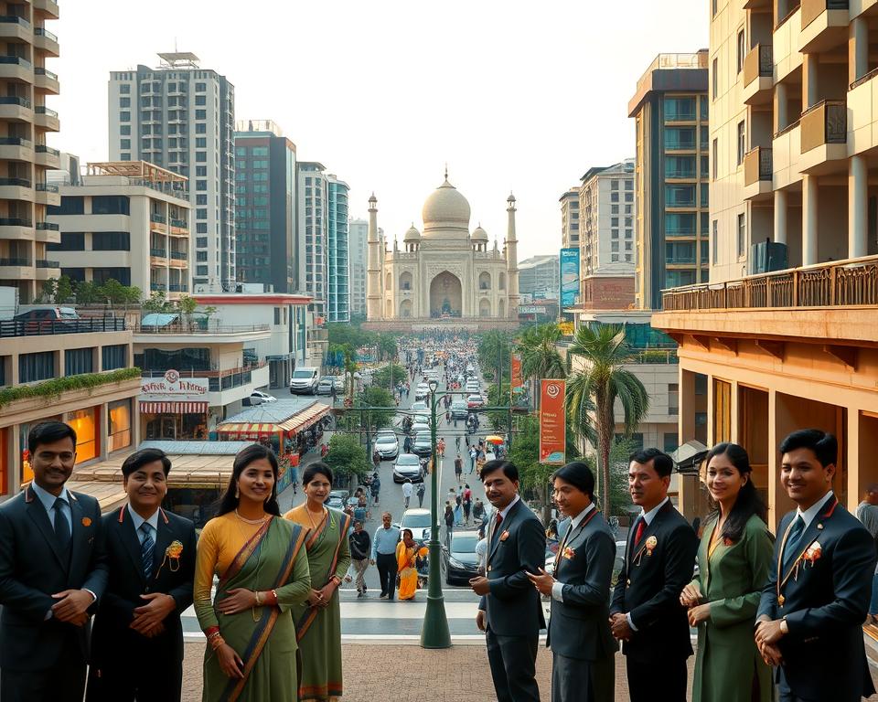 Indian hospitality industry growth