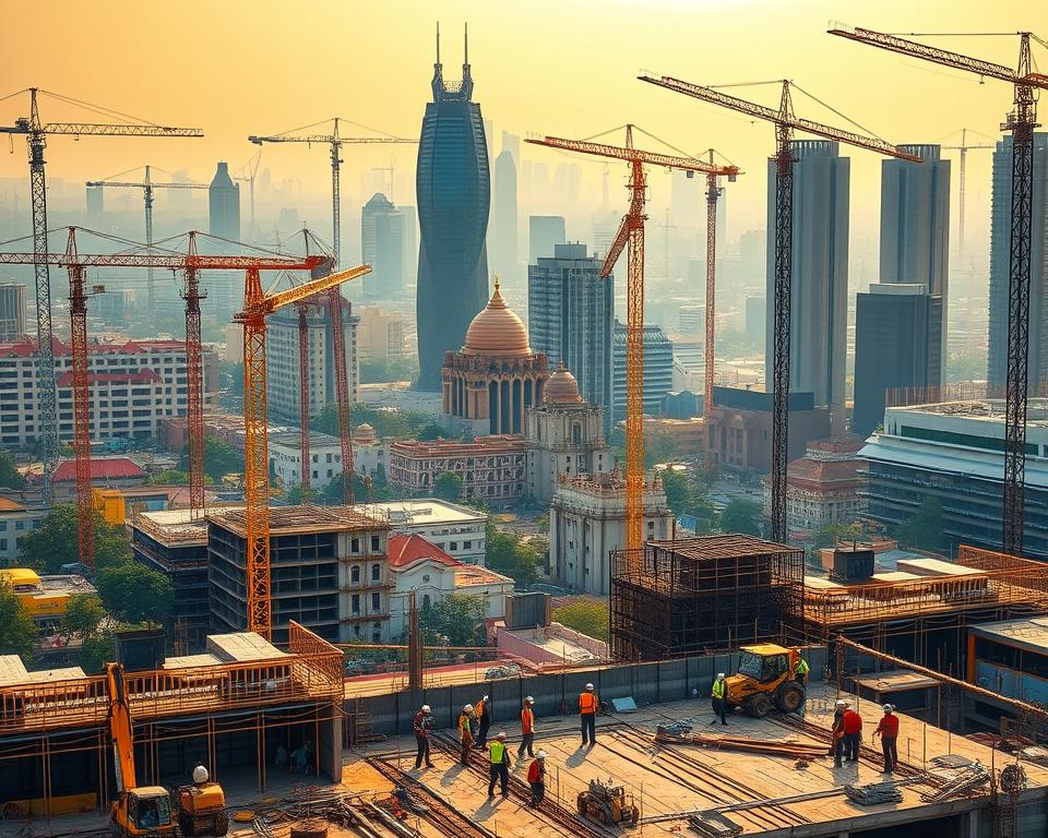 India's construction industry growth