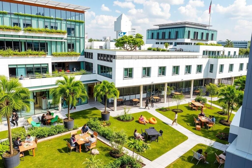 SAP Labs India campus with family-friendly facilities