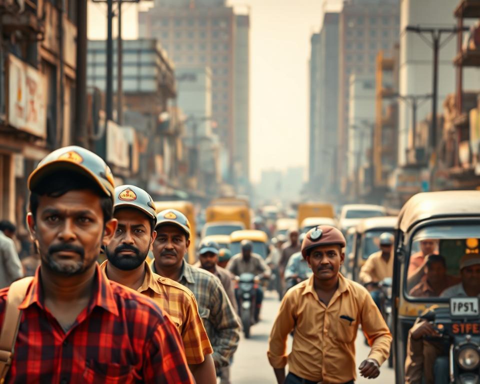 blue-collar workforce India