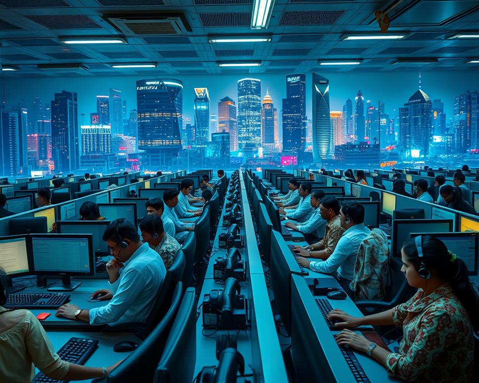 call centre industry India