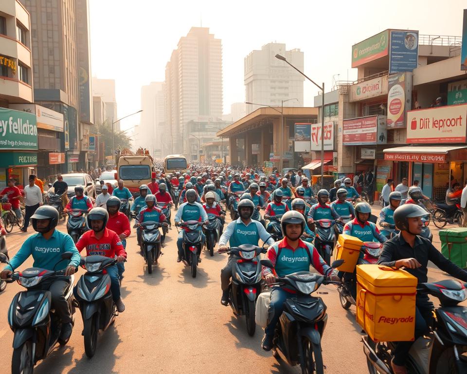 delivery personnel demand