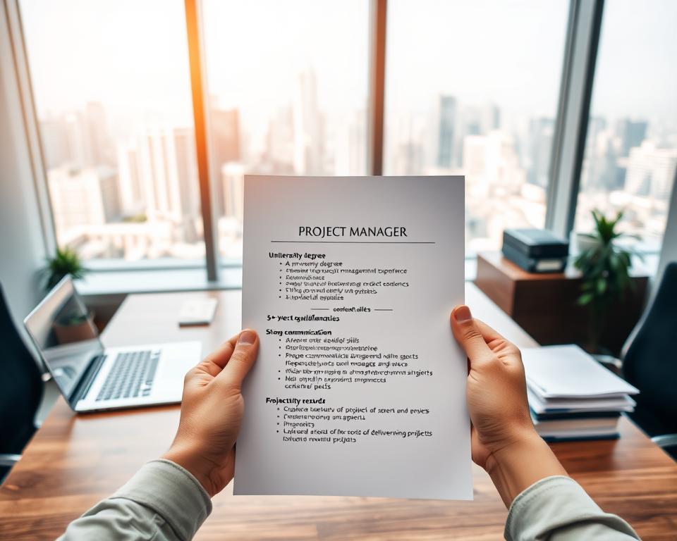 project manager qualifications