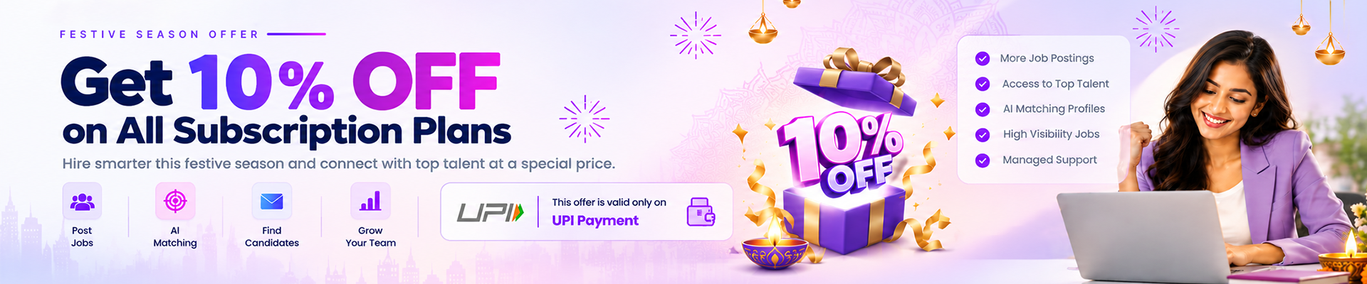 Get 10% OFF on All Subscription Plans